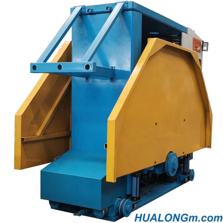 Oblique view of Quarry stone Cutting Machine